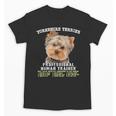 Yorkshire Terrier Yorkie Dog Professional Human Trainer Unisex T-Shirt, trending gift