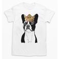 Boston Terrier Dog Wearing Crown For Men Women Girls Kids Unisex T-Shirt, trending gift