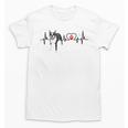 Boston Terrier EKG Heartbeat Heart Line Dog Lovers Unisex T-Shirt, trending gift