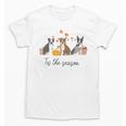 Boston Terrier Fall Pumpkin Tis The Season Autumn Women Unisex T-Shirt, trending gift