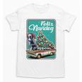 Boston Terrier Merry Christmas Tree Truck Dog X-Mas Unisex T-Shirt, Boston Terrier Christmas Gifts, trending gift