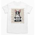 Boston Terrier Mug Shot Guilty Dog Unisex T-Shirt, trending gift