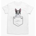 Boston Terrier In The Pocket Cute Boston Terrier Dog Lovers Men Women Girls Kids Unisex T-Shirt, trending gift