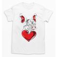 Valentine's Day Boston Terrier Dog Vector Unisex T-Shirt, trending gift