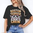 Boston Terrier Crew Cartoon For Dog Owner Pet Boston Terrier Unisex T-Shirt, funny gift