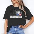 Boston Terrier Dog 4th Of July US American Flag Patriotic Unisex T-Shirt, Patriotic Boston Terrier Shirts, American Boston Terrier Shirts, Boston Terrier 4th Of July Shirts, funny gift