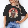 Boston Terrier Dog Japanese Style Samurai Dogs Unisex T-Shirt, funny gift