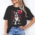 Boston Terrier Dog Valentine's Day Dog Owner Valentine Unisex T-Shirt, funny gift