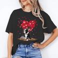 Boston Terrier Lover Heart Shape Boston Terrier Valentine Unisex T-Shirt, funny gift