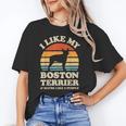 I Like My Boston Terrier And Maybe Like 3 People Dog Lover Unisex T-Shirt, funny gift