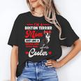 Boston Terrier Mom American Gentleman Dog Mother's Day Unisex T-Shirt, Boston Terrier Mom Shirts, American Boston Terrier Shirts, funny gift