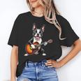 Boston Terrier Playing Guitar Boston Terrier Unisex T-Shirt, funny gift