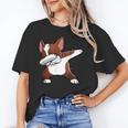 Dabbing Red Boston Terrier Dab Dance Dog Men Women Kids Unisex T-Shirt, funny gift