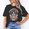 It’s A Boston Terrier Day Pet Cute Dog Lover Cartoon Unisex T-Shirt, funny gift