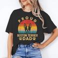 Proud Boston Terrier Dad Dog Owner Fathers Day Men Women Kids Unisex T-Shirt, Boston Terrier Dad Shirts, funny gift