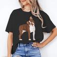 Red Boston Terrier Dog Unisex T-Shirt, funny gift