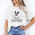Boston Terrier Dog Lovers Sleepshirt Apparel Men Women Unisex T-Shirt, funny gift