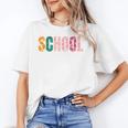 School Psychologist Rainbow Psychology Teacher Unisex T-Shirt, funny gift
