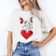 Valentine's Day Boston Terrier Dog Vector Unisex T-Shirt, funny gift