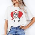 Valentine's Day Boston Terrier Heart Unisex T-Shirt, funny gift