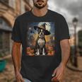 Aesthetic Halloween Boston Terrier Dog Witch Pumpkin For Men Women Kids Unisex T-Shirt, Boston Terrier Halloween Gifts, funny design