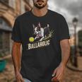 Ballaholic Boston Terrier Dog Chasing Bostie Ball Unisex T-Shirt, funny design