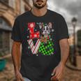 Boston Terrier Christmas Tree Lights Santa Dog Xmas For Men Women Kids Unisex T-Shirt, Boston Terrier Christmas Gifts, funny design