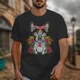 Boston Terrier Dia De Los Muertos Day Of The Dead Dog Skull For Men Women Kids Unisex T-Shirt, funny design