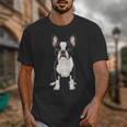 Boston Terrier Dog Motif Pet Art Boston Terrier For Men Women Kids Unisex T-Shirt, funny design