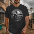 Boston Terrier Dog Nature Scene Graphic Art Men Women Girls Kids Unisex T-Shirt, funny design
