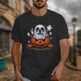 Boston Terrier Ghost Boo Halloween Kids Unisex T-Shirt, Boston Terrier Ghost Gifts, Boston Terrier Halloween Gifts, funny design