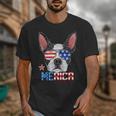 Boston Terrier Merica 4th Of July T Shirt Men Boys Dog Puppy Unisex T-Shirt, Boston Terrier 4th Of July Gifts, funny design