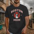 Boston Terrier Mom Dog Mother Unisex T-Shirt, Couple Gifts, Mom Gifts, Boston Terrier Mom Gifts, funny design