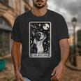 Boston Terrier Tarot Card Star With The Moon Men Women Kids Unisex T-Shirt, Boston Terrier Tarot Gifts, funny design