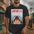 Boston Terriers Jowls Dog Mom Dog Dad Unisex T-Shirt, Couple Gifts, Mom Gifts, funny design