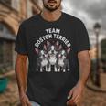 Cute Cartoon For Dog Owners Pet Team Boston Terrier Unisex T-Shirt, funny design