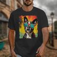 Dog Boston Terrier Hawaiian Unisex T-Shirt, funny design