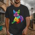 Dog Lover Boston Terrier Dog Colorful Boston Terrier Men Women Kids Unisex T-Shirt, funny design
