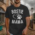 Fun Bostie Mama Dog Lover Apparel Boston Terrier Mom Unisex T-Shirt, Couple Gifts, Mom Gifts, Boston Terrier Mom Gifts, funny design