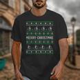 Ugly Sweater Boston Terrier Dog Christmas Dog Lover Xmas Men Women Kids Unisex T-Shirt, Boston Terrier Christmas Gifts, funny design