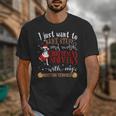 Watch Christmas Movies With My Boston Terrier Bostie Unisex T-Shirt, Boston Terrier Christmas Gifts, funny design