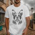 Boston Terrier Dog Bostie Nature Memorial Idea Men Women Unisex T-Shirt, funny design