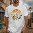 Boston Terrier Guitar Retro Unisex T-Shirt, funny design