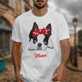 Boston Terrier Mum Dog Woman Idea Unisex T-Shirt, funny design