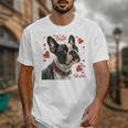 Boston Terrier Is My Valentine Cute Pet Dog Owner Valentine Unisex T-Shirt, funny design
