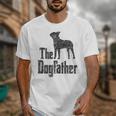 The Dogfather Boston Terrier Dog Funny Dog Gift T-Shirt For Men Women Girls Kids Unisex T-Shirt, funny design