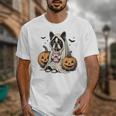 Halloween Boston Terrier Ghost Unisex T-Shirt, Boston Terrier Ghost Gifts, Boston Terrier Halloween Gifts, funny design