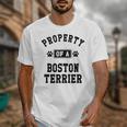 Property Of Boston Terrier Boston Terrier Shirt Unisex T-Shirt, funny design