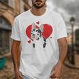 Valentine's Day Boston Terrier Heart Unisex T-Shirt, funny design