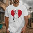 Valentine's Day Boston Terrier Lover Unisex T-Shirt, funny design